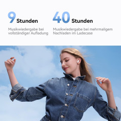 HUAWEI FreeBuds SE 2 écouteurs Bluetooth sans fill, Jusqu'à 40 Heures d'autonomie, Compact et Confortable à Prendre en Main, IP5