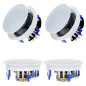 Herdio 6,5 Pouces 600 Watts Enceintes Plafond Bluetooth Haut-parleurs de Plafond Parfait pour Le système de cinéma Maison, Le Sa Herdio 6,5 Pouces 600 Watts Enceintes Plafond Bluetooth Haut-parleurs de Plafond Parfait pour Le système de cinéma Maison, Le Sa