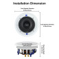Herdio 6,5 Pouces 600 Watts Enceintes Plafond Bluetooth Haut-parleurs de Plafond Parfait pour Le système de cinéma Maison, Le Sa Herdio 6,5 Pouces 600 Watts Enceintes Plafond Bluetooth Haut-parleurs de Plafond Parfait pour Le système de cinéma Maison, Le Sa