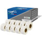 Aftertech 10x 11353 12x24mm Rouleaux d'étiquettes adhésives compatibles (1000 étiquettes/rouleau = 10000 au total) pour les impr