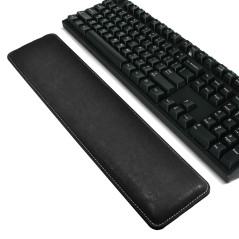 MAIDERN Repose-poignets en cuir PU pour clavier - 41.5x9.5cm pouces Taille normale Confort apaisant et durable pour taper facile