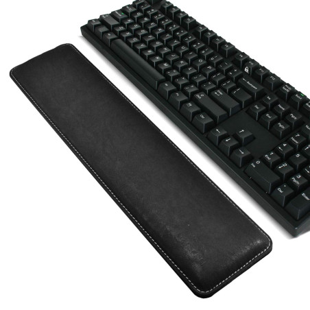MAIDERN Repose-poignets en cuir PU pour clavier - 41.5x9.5cm pouces Taille normale Confort apaisant et durable pour taper facile