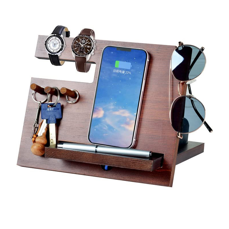 1STKER Cadeau Homme, Organisateur de Bureau pour Mari, Support Telephone Bureau – Organiseur de Table de Nuit – Noël Cadeau Anni 1STKER Cadeau Homme, Organisateur de Bureau pour Mari, Support Telephone Bureau – Organiseur de Table de Nuit – Noël Cadeau Anni