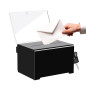 Tirelire verrouillable en acrylique avec clé : boîte de don en acrylique, boîte recommandée pour commentaires, dons et cartes de Tirelire verrouillable en acrylique avec clé : boîte de don en acrylique, boîte recommandée pour commentaires, dons et cartes de