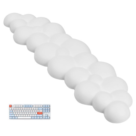 Jinlaili Repose-poignet Clavier, Nuage Doux Repose-poignet Ergonomique, Antidérapant, Mousse à Mémoire pour Soulager les Douleur