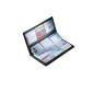 SIGEL VZ175 Porte-cartes de visite, jusqu'à 288 cartes, 9 x 5,8 cm, noir SIGEL VZ175 Porte-cartes de visite, jusqu'à 288 cartes, 9 x 5,8 cm, noir