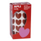 APLI Kids 16731 - Rouleau de 900 gommettes coeurs rouge 20 x 18 mm APLI Kids 16731 - Rouleau de 900 gommettes coeurs rouge 20 x 18 mm