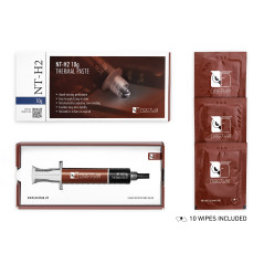 Noctua NT-H2 10g, Pâte Thermique pour Systèmes Informatiques avec 10 Lingettes Nettoyantes (10 g)