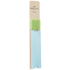 Faber-Castell Bloc d'affûtage avec 2 bandes de papier abrasif fin et grossier