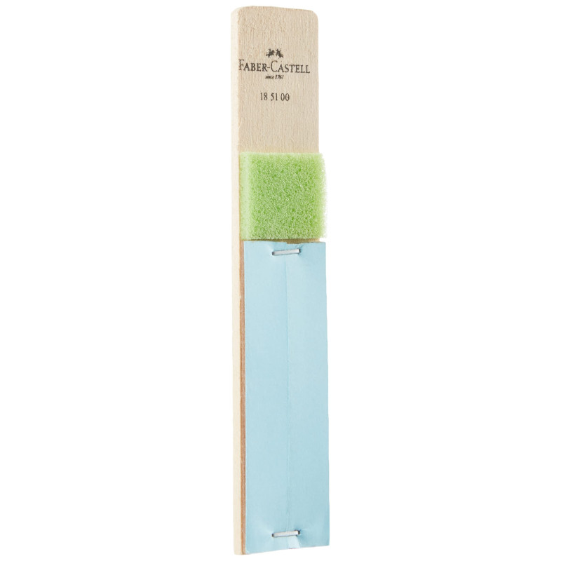 Faber-Castell Bloc d'affûtage avec 2 bandes de papier abrasif fin et grossier Faber-Castell Bloc d'affûtage avec 2 bandes de papier abrasif fin et grossier