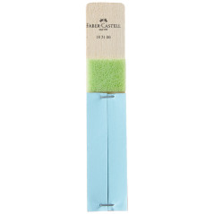 Faber-Castell Bloc d'affûtage avec 2 bandes de papier abrasif fin et grossier