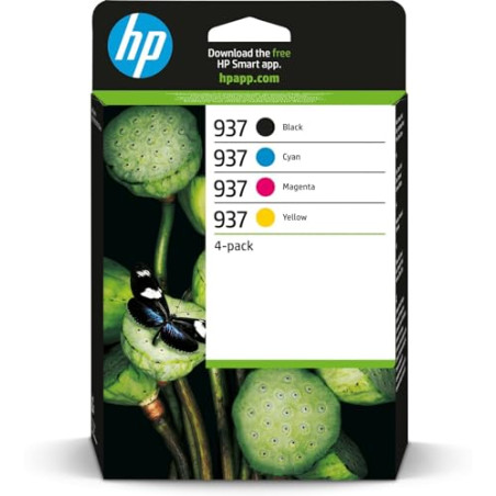 Cartouche d encre Hp 937 Pack de 4 Cartouches d encre authentiques