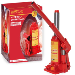 GADLANE Cric Hydraulique 2 Tonnes - Cric Bouteille 2T Puissant et Durable en Alliage d'acier - avec Valve de Surcharge de Sécuri