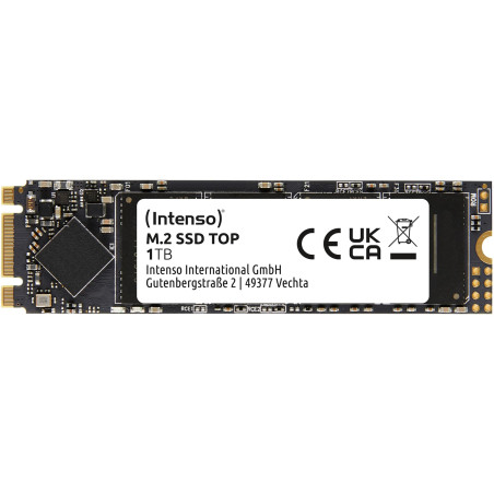 Intenso M.2 Disque SSD Interne SATA III Top, 1 to, 550 Mo/s