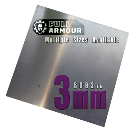 Plaque en aluminium - 3mm, 200 mm x 200 mm (20cm x 20cm)