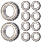 10pezzi F695-ZZ (5 x 13 x 4 mm) Cuscinetto flangiato cuscinetto a sfera cuscinetti a sfera 10pezzi F695-ZZ (5 x 13 x 4 mm) Cuscinetto flangiato cuscinetto a sfera cuscinetti a sfera