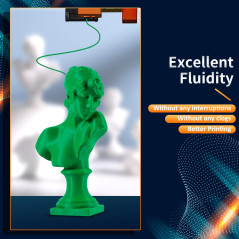 ERYONE High Speed Filament PLA+ 1.75mm +/- 0.03mm, 3D Printing PLA Pro Filament Fit Most FDM Printer, 1kg / Spool, Green