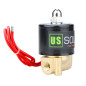 U.S. Solid 220V AC 1/8" G Electrique Électrovanne Laiton Normalement fermé "NC" Solenoid Valve entraînement direct Air Eau Huile U.S. Solid 220V AC 1/8" G Electrique Électrovanne Laiton Normalement fermé "NC" Solenoid Valve entraînement direct Air Eau Huile