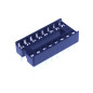 HUABAN 30 pièce DIP-16 DIP16 Type de soudure d'adaptateur de prise d'essai d'IC de la largeur 10mm du lancement plat de Pin 2.54