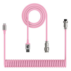 XINMENG X MAMBASNAKE C01 Câble de Clavier Spiralé, Câble Type-C HyperSpeed avec Taux de Retour de 8KHz pour Clavier de Jeu, Câ