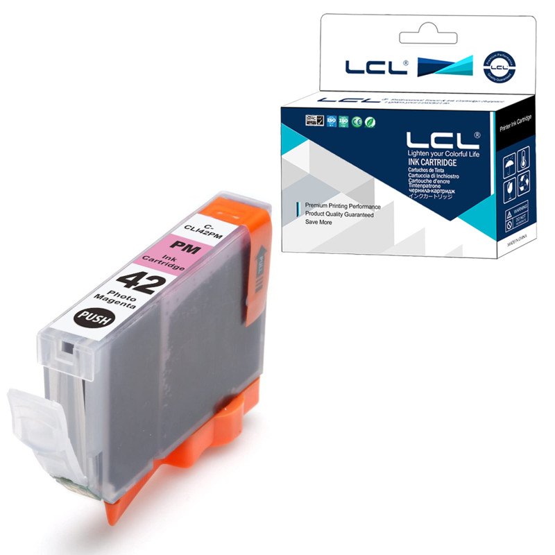 LCL Cartouche d'encre Compatible CLI42 CLI-42 CLI-42PM (1 Photo Magenta) Remplacement pour Canon PIXMA Pro-100/Pro-100S LCL Cartouche d'encre Compatible CLI42 CLI-42 CLI-42PM (1 Photo Magenta) Remplacement pour Canon PIXMA Pro-100/Pro-100S