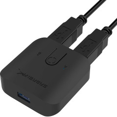 Sabrent USB 3.0 commutateur de Partage pour Plusieurs Ordinateurs et périphériques téléphones Del (USB-SW30)