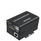 1080P HDTV 60M KVM Extender HDMI-Compatible USB-A Clavier Souris 3.5mm AUX Alliage d'aluminium sur CAT6 RJ45 LAN Ethernet Extend 1080P HDTV 60M KVM Extender HDMI-Compatible USB-A Clavier Souris 3.5mm AUX Alliage d'aluminium sur CAT6 RJ45 LAN Ethernet Extend