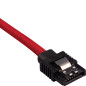 CORSAIR Premium Câble SATA gainé - SATA 6Gbps 30 cm - Rouge CORSAIR Premium Câble SATA gainé - SATA 6Gbps 30 cm - Rouge