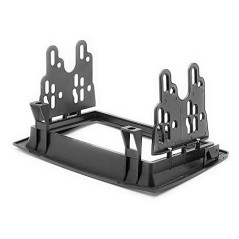 Sound-way Kit Montage Autoradio, Cadre Façade 2 DIN avec Supports de Montage, Adaptateur Antenne, Clés Démontage Compatible avec