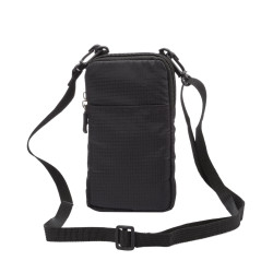 Sac de Ceinture pour Téléphone Portable Homme, Pochette Ceinture Homme Bandoulière, 6.9" Nylon Sac à Epaule Petit Sac à Bandouli