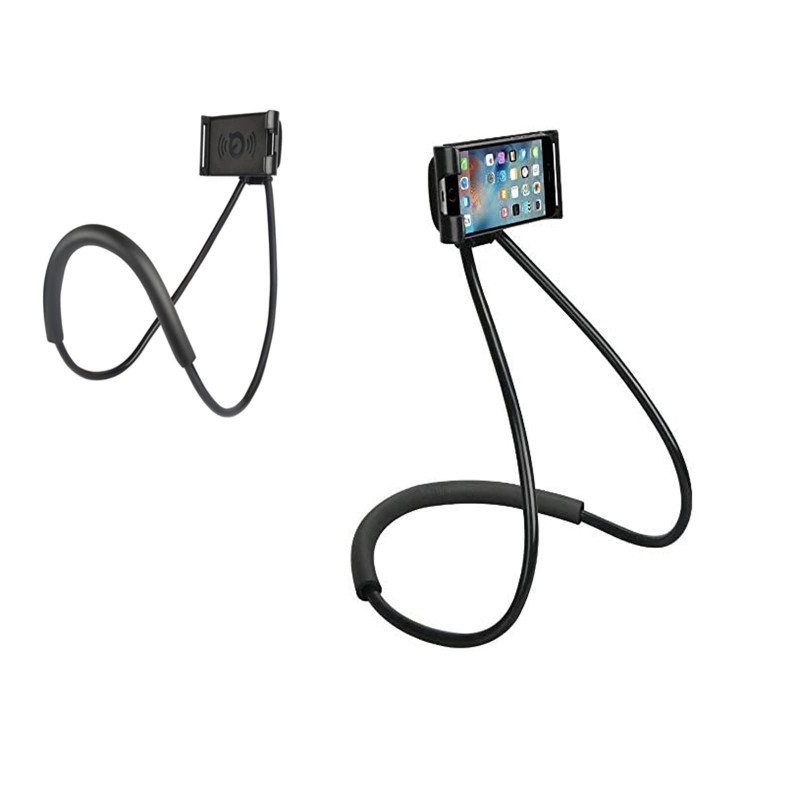 Haoxuann Support Telephone,360° Rotatif Support Autour Cou Flexible Mobile Phone Holder Stand Lazy Bracket pour lit Multifonctio Haoxuann Support Telephone,360° Rotatif Support Autour Cou Flexible Mobile Phone Holder Stand Lazy Bracket pour lit Multifonctio
