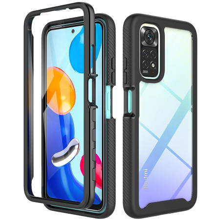 ESTH® Coque Transparente pour Xiaomi Redmi Note 11S/Note 11 Antichoc Housse Full Body Protection, Étui Antipoussière Incassable