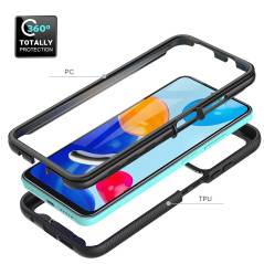 ESTH® Coque Transparente pour Xiaomi Redmi Note 11S/Note 11 Antichoc Housse Full Body Protection, Étui Antipoussière Incassable