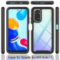 ESTH® Coque Transparente pour Xiaomi Redmi Note 11S/Note 11 Antichoc Housse Full Body Protection, Étui Antipoussière Incassable ESTH® Coque Transparente pour Xiaomi Redmi Note 11S/Note 11 Antichoc Housse Full Body Protection, Étui Antipoussière Incassable