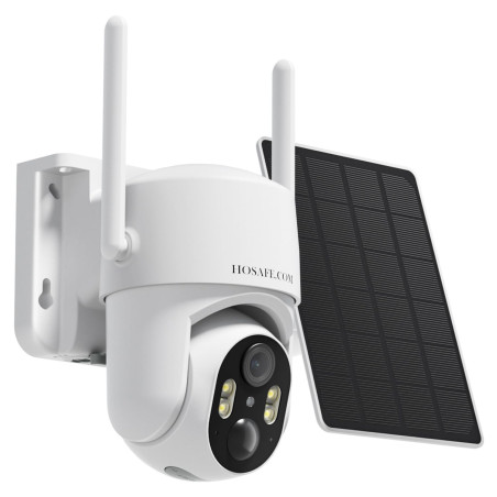 Caméra de Surveillance Extérieur Sans fil, Camera Surveillance WIFI Exterieure sans fil, Camera Exterieur Sans fil 2K, Alarme de