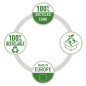Leitz Recycle - Chemise A4 Cartonnée avec Fermeture Élastique, Capacité 250 Feuilles A4, Carton 100% Recyclé & Recyclable, Eco-R Leitz Recycle - Chemise A4 Cartonnée avec Fermeture Élastique, Capacité 250 Feuilles A4, Carton 100% Recyclé & Recyclable, Eco-R
