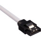 Câble SATA gainé CORSAIR Premium - SATA 6Gbps 60 cm, blanc Câble SATA gainé CORSAIR Premium - SATA 6Gbps 60 cm, blanc