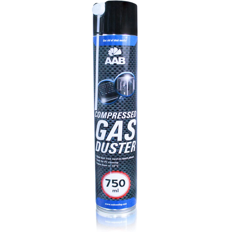 AABCOOLING Bombe Air Sec 750ml, Bouteille Air Comprimé, Nettoyage des Ordinateurs, Dépoussiérant en Spray, Idéale pour Enlever l AABCOOLING Bombe Air Sec 750ml, Bouteille Air Comprimé, Nettoyage des Ordinateurs, Dépoussiérant en Spray, Idéale pour Enlever l