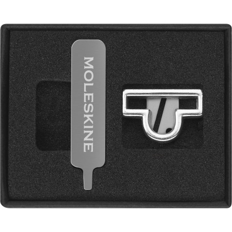 Pin Moleskine pour Carnet ou Agenda Balance, Épingle Signe du Zodiaque, Personnalisez la Fermeture Élastique, Idée Cadeau Person