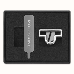 Pin Moleskine pour Carnet ou Agenda Balance, Épingle Signe du Zodiaque, Personnalisez la Fermeture Élastique, Idée Cadeau Person