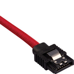 CORSAIR Premium Câble SATA gainé - SATA 6Gbps 60 cm - Rouge