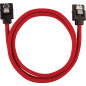 CORSAIR Premium Câble SATA gainé - SATA 6Gbps 60 cm - Rouge CORSAIR Premium Câble SATA gainé - SATA 6Gbps 60 cm - Rouge