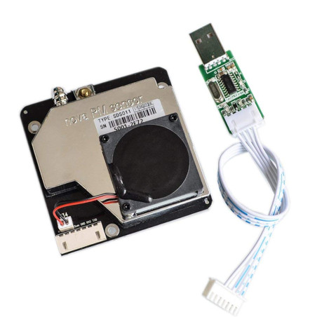 DollaTek PM Sensor SDS011 Module de capteur de détection de la qualité de l'air PM2.5 Haute précision Super capteurs de poussièr