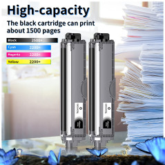 LOSMANN 2X Noir Toner Compatible pour Brother TN241 TN242 TN245 TN246 pour Brother DCP-9015CDW 9020CDW 9022CDW HL-3140CW 3150CDN