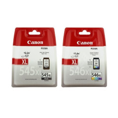 Canon PG-545XL Black & CL-546XL Colour Ink Cartridge Bundle Pack