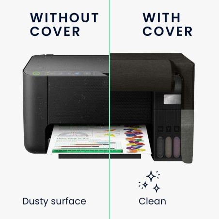 kwmobile Housse Compatible avec Epson EcoTank ET-2820 / ET-2810/2870 / 2880/2861 / 2862 - Housse de Protection pour imprimante -