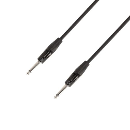 Adam Hall Cables 4 STAR IPP 0150 - Câble Instrument REAN Jack 6,35 mm mono vers Jack 6,35 mm mono 1,5 m