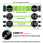 LINKUP - AVA 30cm Câble d’Extension PSU w/Manchon | Conception Personnalisable l’Alimentation GPU | Tressés w/Kit Peignes pour C LINKUP - AVA 30cm Câble d’Extension PSU w/Manchon | Conception Personnalisable l’Alimentation GPU | Tressés w/Kit Peignes pour C
