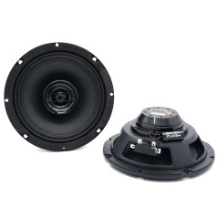 Hertz SX 165 Neo Haut-parleurs Coaxiaux 2 Voies 165 mm, 200 W, Tweeter Intégré 35 mm, Woofer Papier Pressé Hydrofuge, Aimant Néo