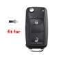 Happyit Coque en Fibre de Carbone ABS + étui en Silicone pour Clé de Voiture fit pour VW Volkswagen Amarok Polo Golf 4 5 6 MK4 B Happyit Coque en Fibre de Carbone ABS + étui en Silicone pour Clé de Voiture fit pour VW Volkswagen Amarok Polo Golf 4 5 6 MK4 B